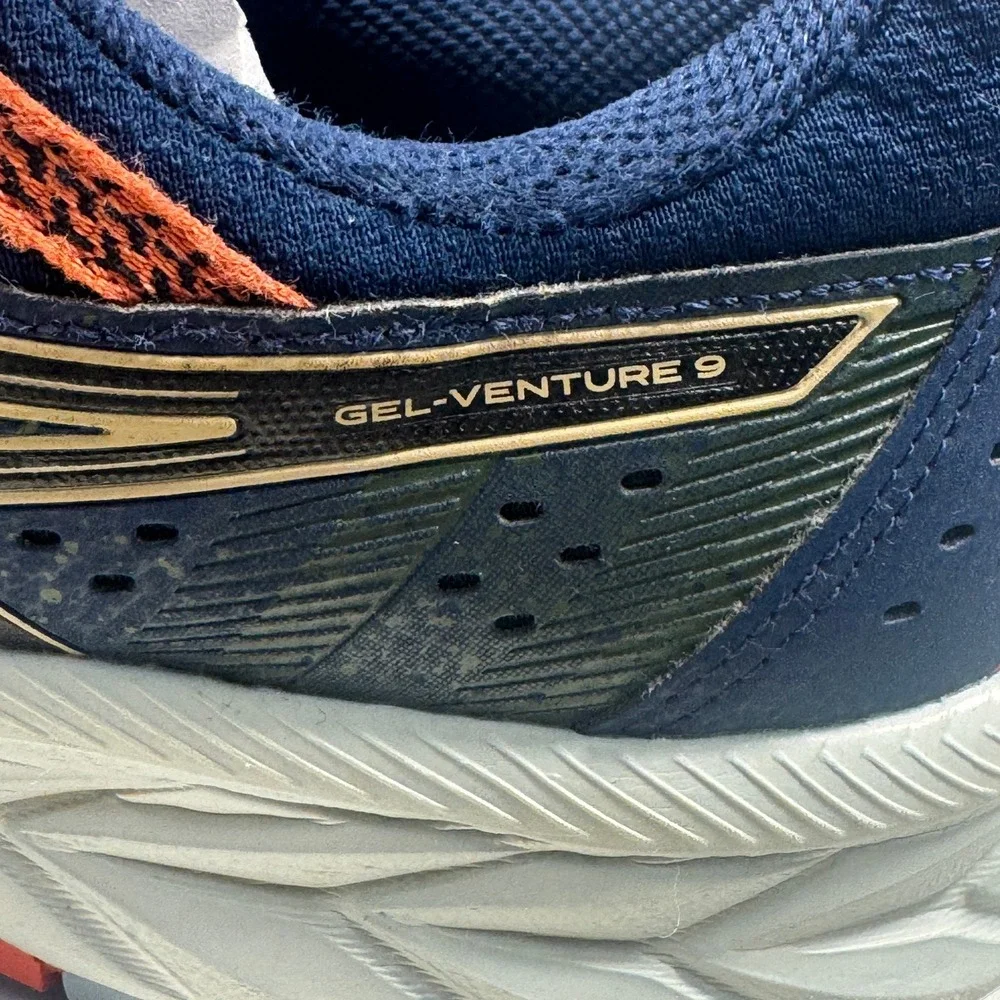 ASICS‎ Gel Venture 9 Men Trail Running Shoes Navy Extra Wide Size 12